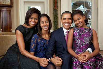 Barack Obama and family