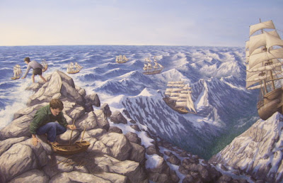 Foto-foto Lukisan Ilusi Optik Rob Gonsalves [ www.BlogApaAja.com ]