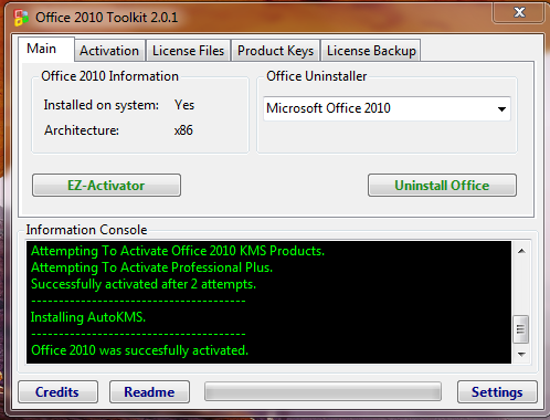 Office 2010 Toolkit and EZActivator Version 2.2.3 32bit64bit Via SkyDrive u00ab Intercambio 