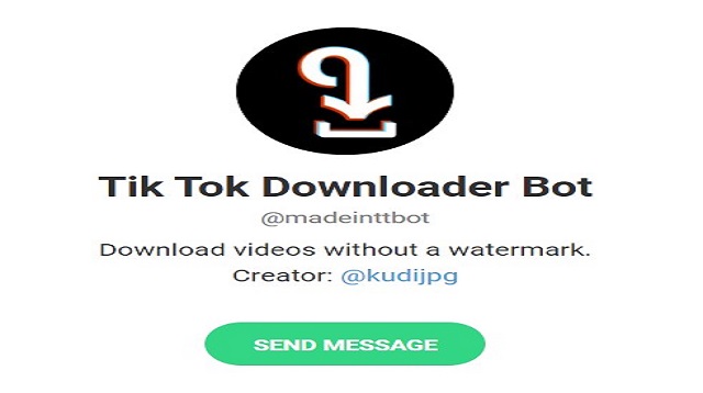 Bot Telegram Download Video TikTok Tanpa Watermark