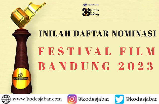 Inilah Daftar Nominasi Festival Film Bandung 2023