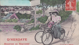 pays basque autrefois souvenir labourd bicyclette