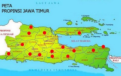 Nama Kabupaten Kota Di Provinsi Jawa Timur Negeri Pesona