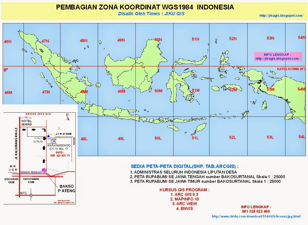 Peta Indonesia  Peta Indonesia  Garis  Lintang Dan Bujur 