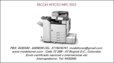 RICOH AFICIO MPC 5503