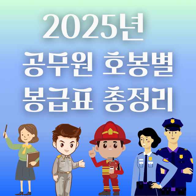 공무원봉급표