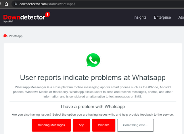 Downdetector WhatsApp