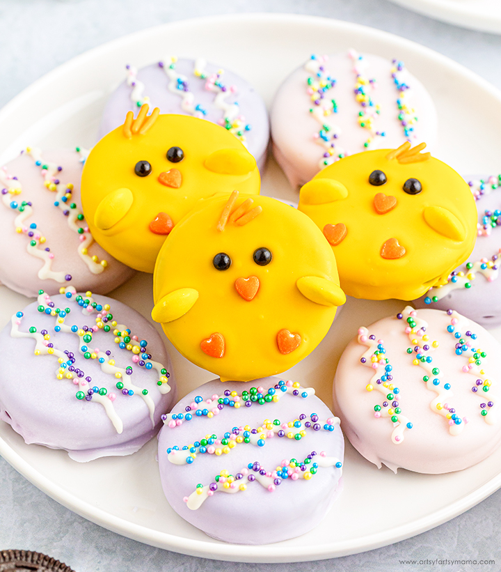 Oreo Easter Egg + Chick Cookies