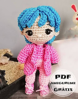 PATRON GRATIS DIM TAE HYUNG | BTS AMIGURUMI 58244