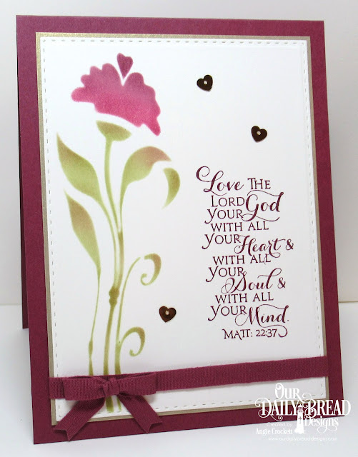 ODBD Scripture Collection 9, ODBD Custom Double Stitched Rectangles Dies, Card Designer Angie Crockett