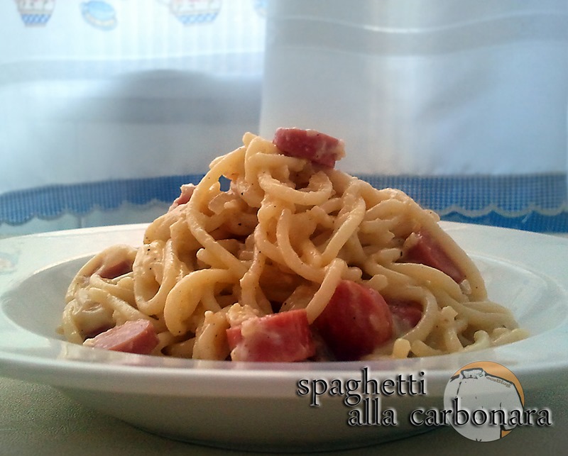 Spaguetis alla carbonara