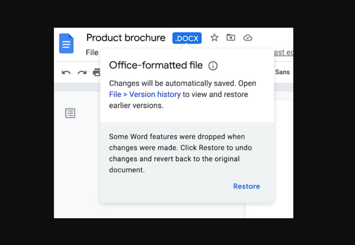 Google's workspace is going to update users about incompatible Microsoft  Office features to save end users from compatibility headaches / Digital  Information World