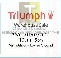 Triumph Warehouse Sale 2012