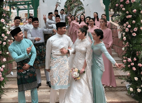 [15 Gambar] Sekitar Pernikahan Faliq Nasimuddin dan 