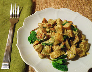 Plate of Golden Beet Borani