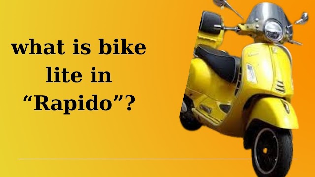 what is bike lite in rapido