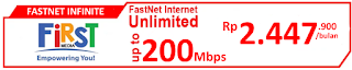 Paket Internet First Media FastNet Infinite