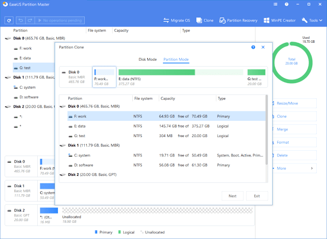 EASEUS partition wizard free download technician edition