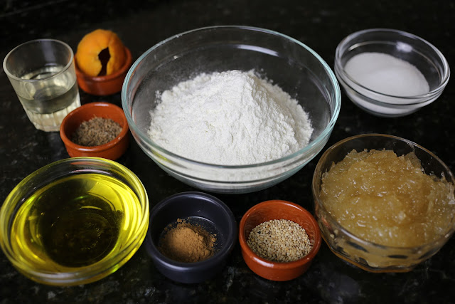 Ingredientes para pastel de cidra