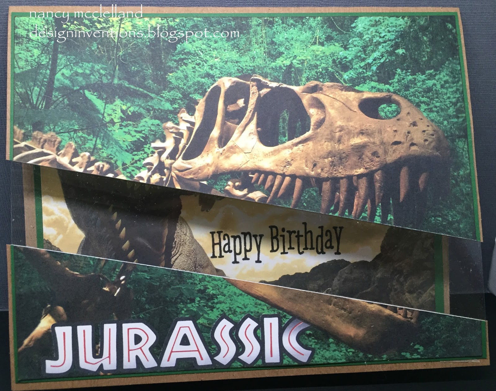 Collections Of Jurassic Park Birthday Card