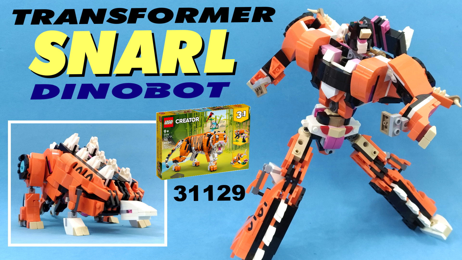 Custom Lego Transformers Mini Figures + Tutorial on how to build them. 