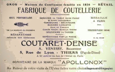 Anciennes Publicités d'Auvergne en couleurs