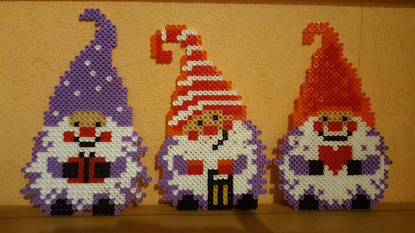Bügelperlen-Vorlage: Weihnachtswichtel | kiki - Die ...