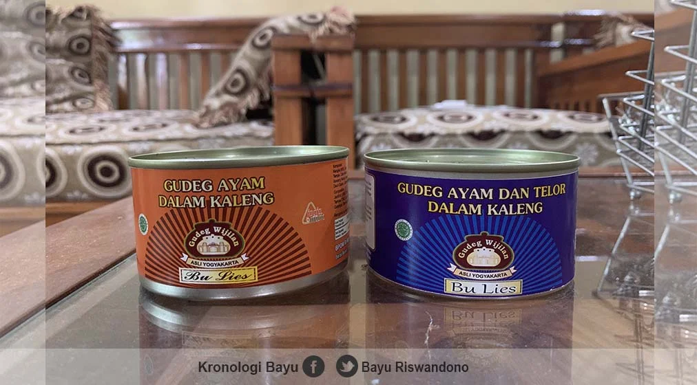 Gudeg Khas Jogja, Gudeg kaleng Bu Lies, Harga Gudeg Bu Lies, Makanan Gudeg berasal dari daerah, Gudeg Kaleng Bu Lies, Varian rasa gudeg kaleng