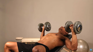 dumbbell incline bench press