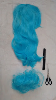 Tutorial, donuth, channel, sinon, wig, peluca, blue, aliexpress, 