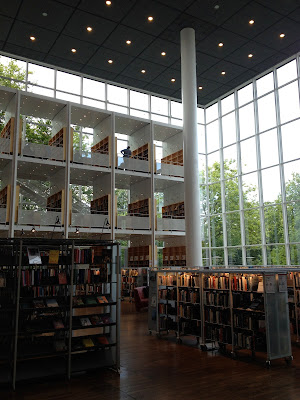 study spots along the west wall 