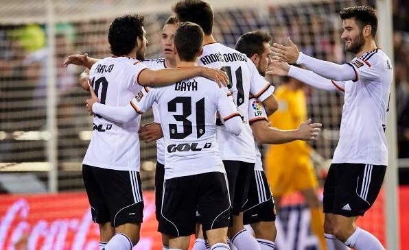 Hasil Pertandingan Valencia 3-2 Almeria