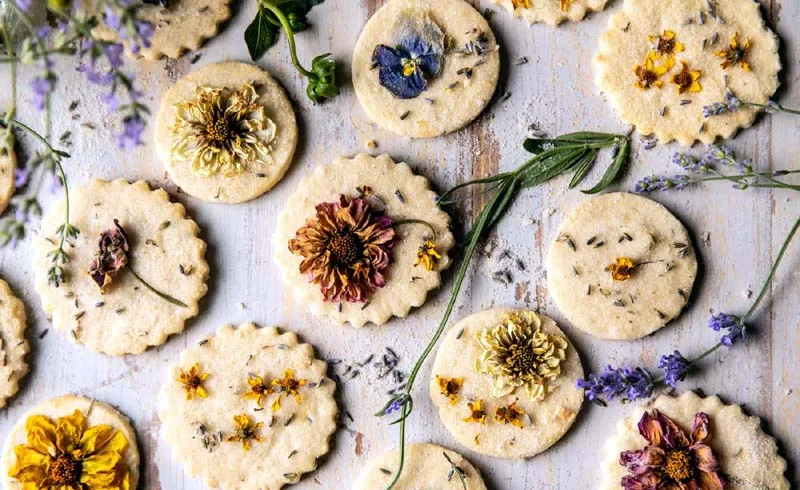 Lavender Lemon Sugar Cookies