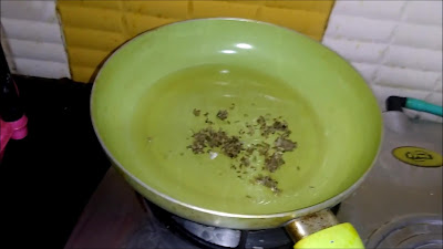 Add grinded paste into it and let it heat for few seconds.
