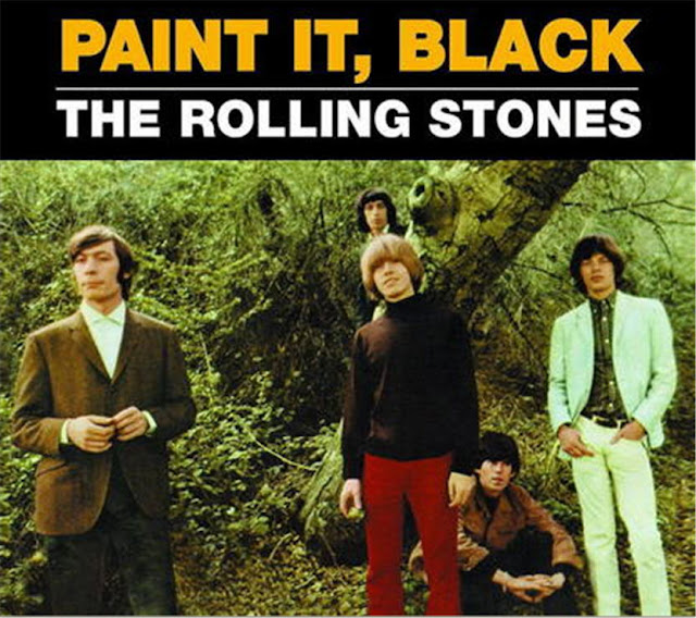 rolling stones paint it black single cover art 1966