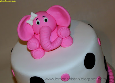 pink elephant cake