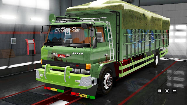 Skin Livery Mod old Hino Ranger v2.0 Arfakhsyad Azzam Faylasuf Dafa