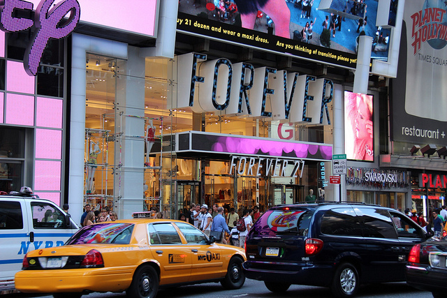 Forever 21 e Gap no Brasil