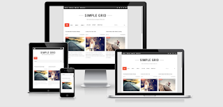 Simple Grid Blogger Template