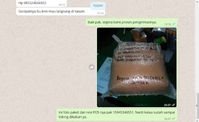 Testimony TANI MAKMUR NUSANTARA