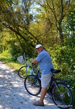 A beautiful day for a bike ride