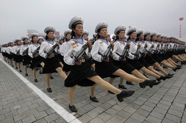 north korean women army. north korean women army.