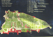 Map of the Palazzo Pitti and Giardino di Boboli.