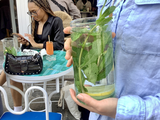 Cool Mint drink in a large glass