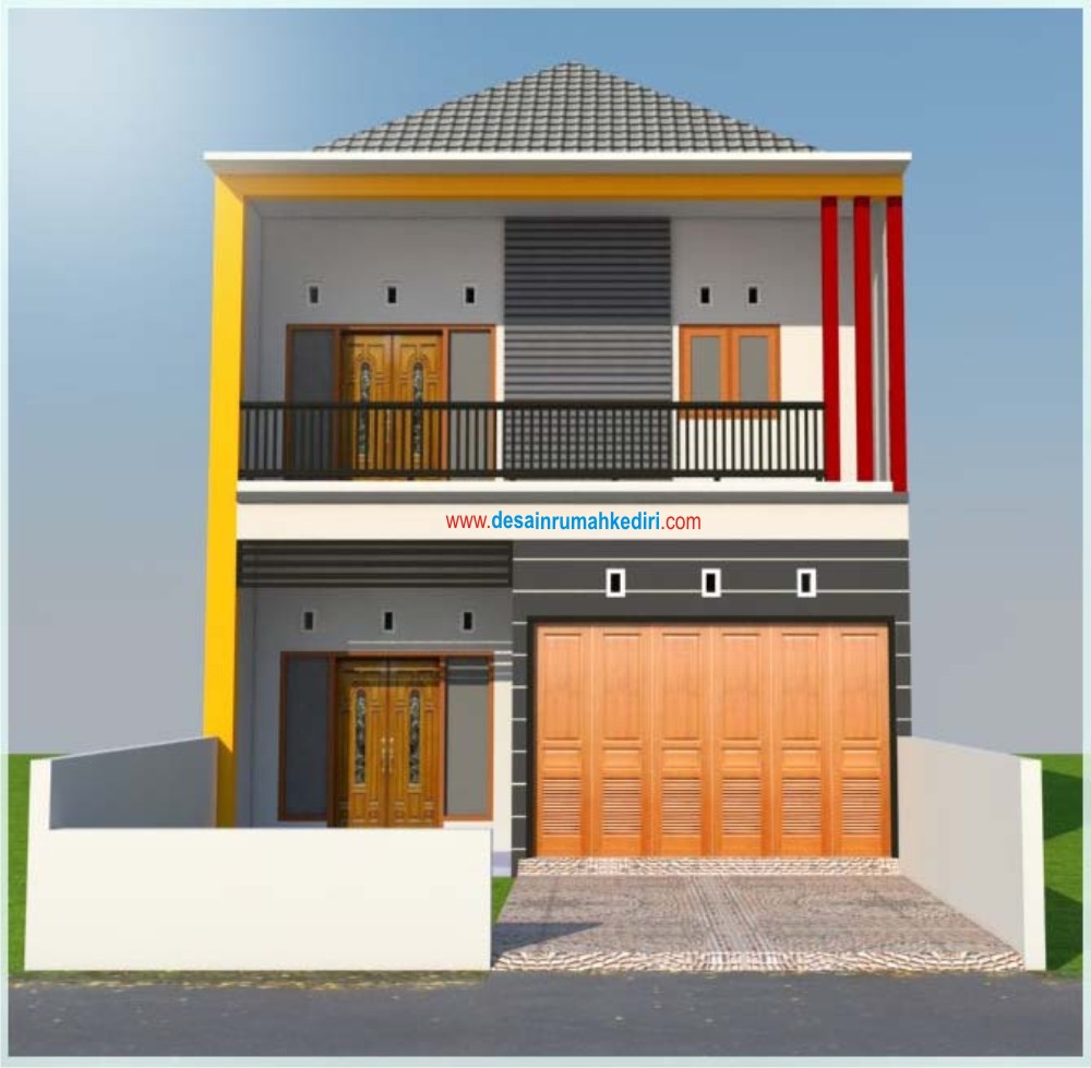 LT2 20 Desain Rumah Minimalis 2 Lantai Bpk Sony Surabaya Jasa