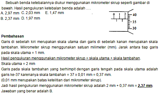 Cara Menghitung Jangka Sorong dengan Mudah 