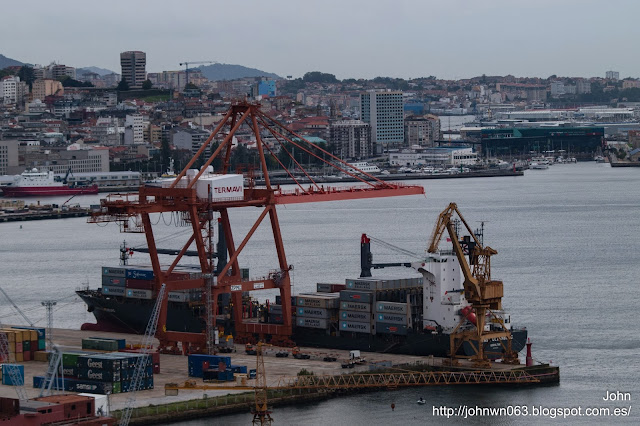 hansa oldenburg, portacontenedores, vigo, fotos de barcos