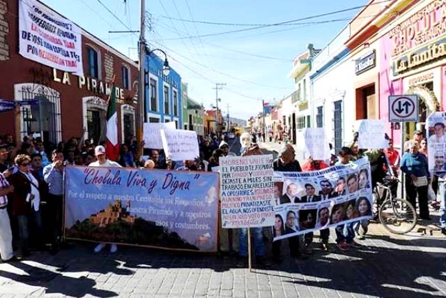 Protestan por mal gobierno