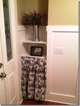 shoe caddy curtain toile