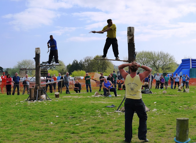 Wye Valley Axemen at Abbey Hill Steam Rally